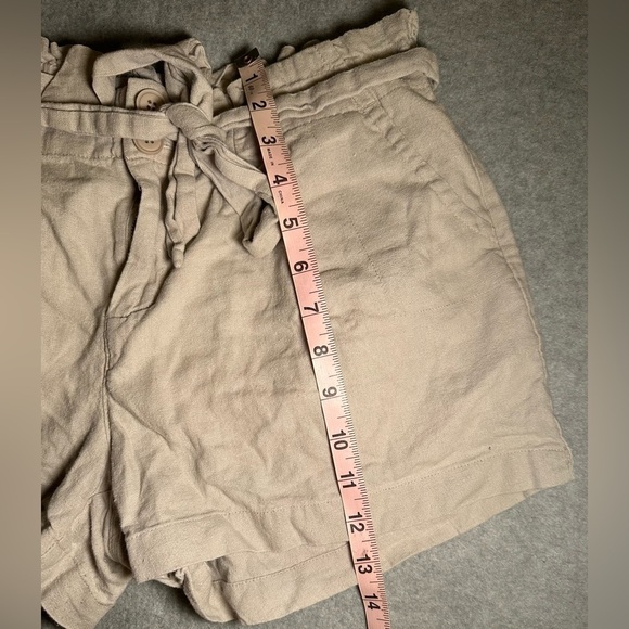 Daytrip khaki paper bag shorts size L - Picture 5 of 7